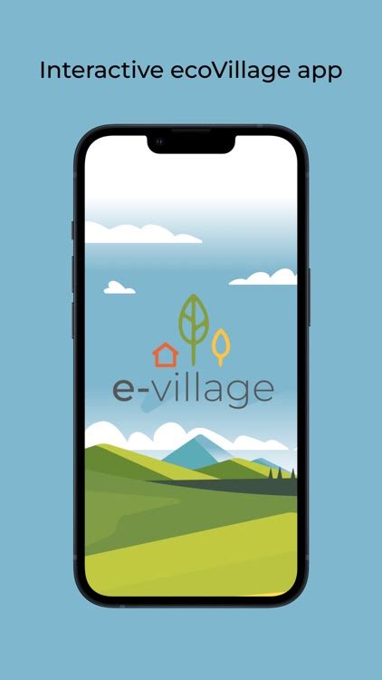 E village in app messaging com